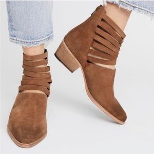 Free People Brown Ankle Boots
